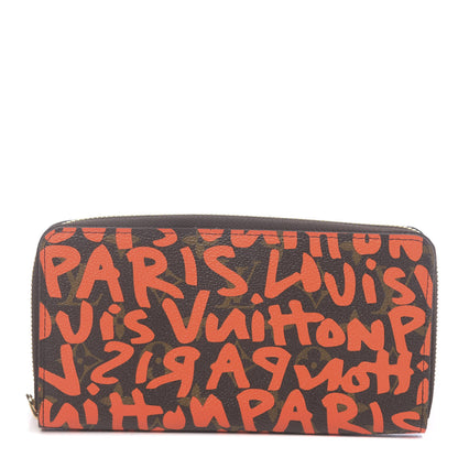 Louis Vuitton Monogram Graffiti Zippy Wallet Orange 1 of 6