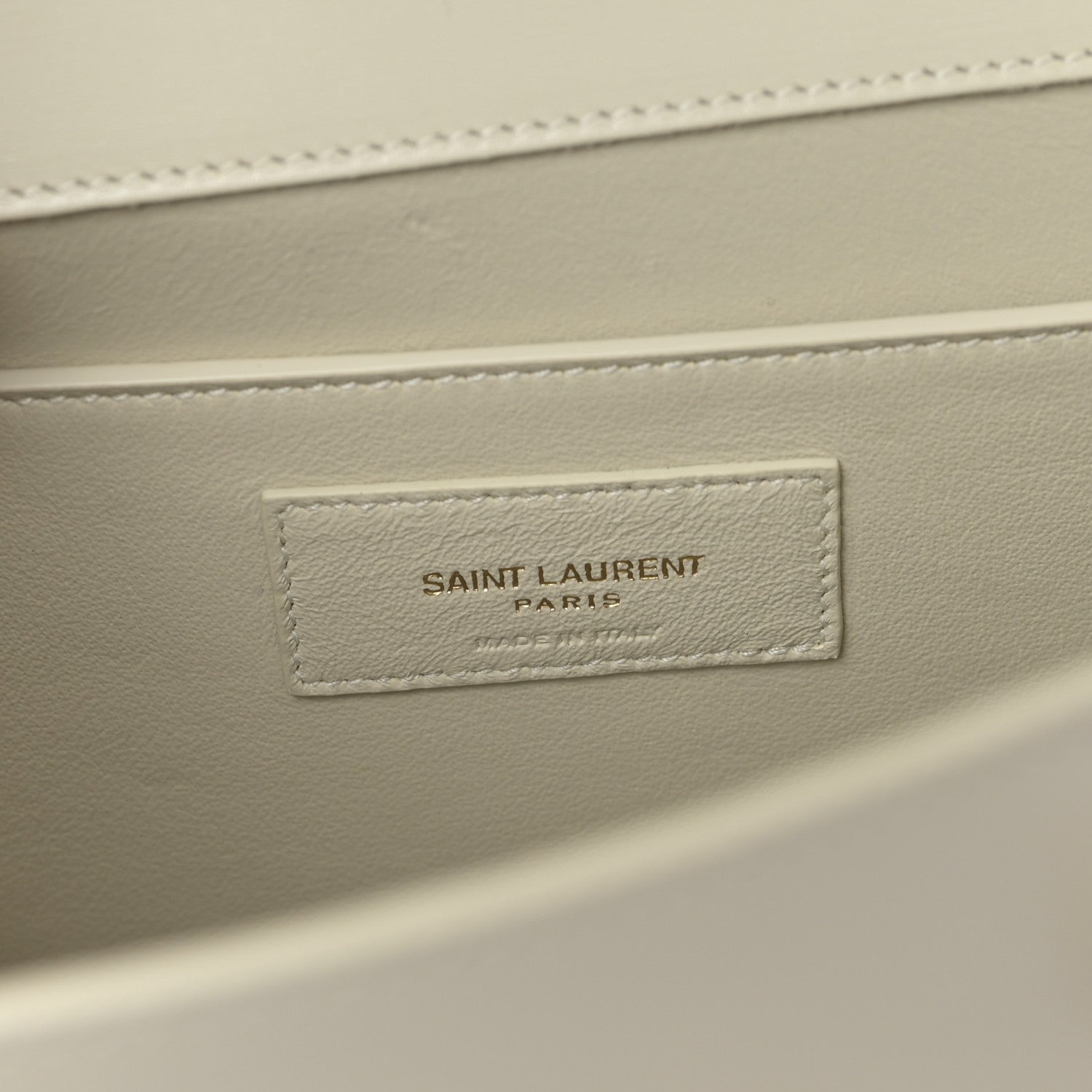 Saint Laurent Smooth Calfskin Manhattan Shoulder Bag Crema Soft 6 of 9