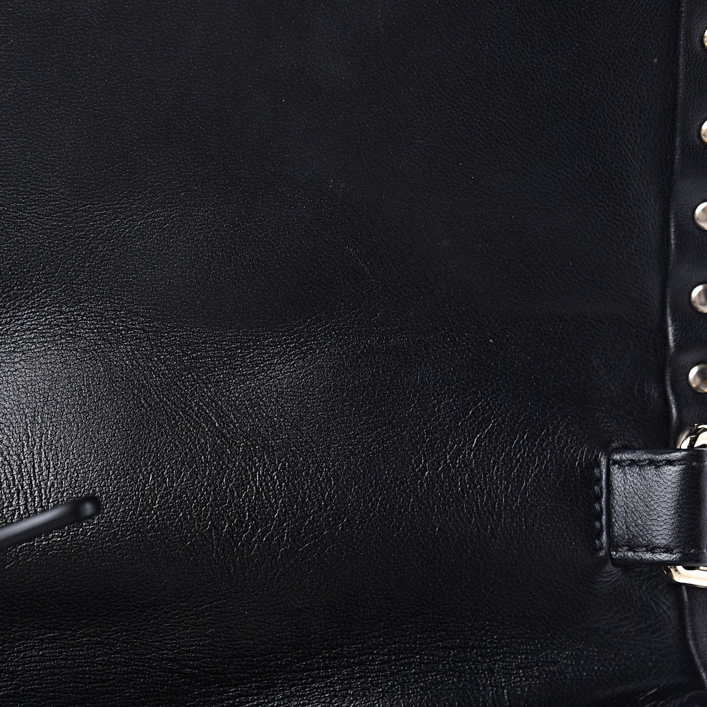 Lambskin VLTN Print Candystud Top Handle Bag Black