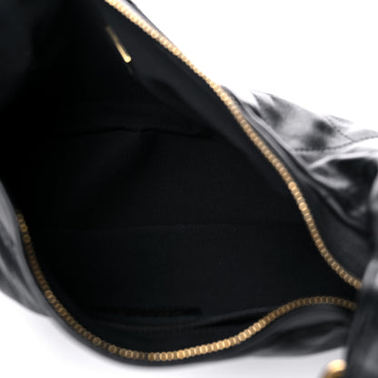 Chanel Calfskin Quilted Daily Hobo Black 5 of 10