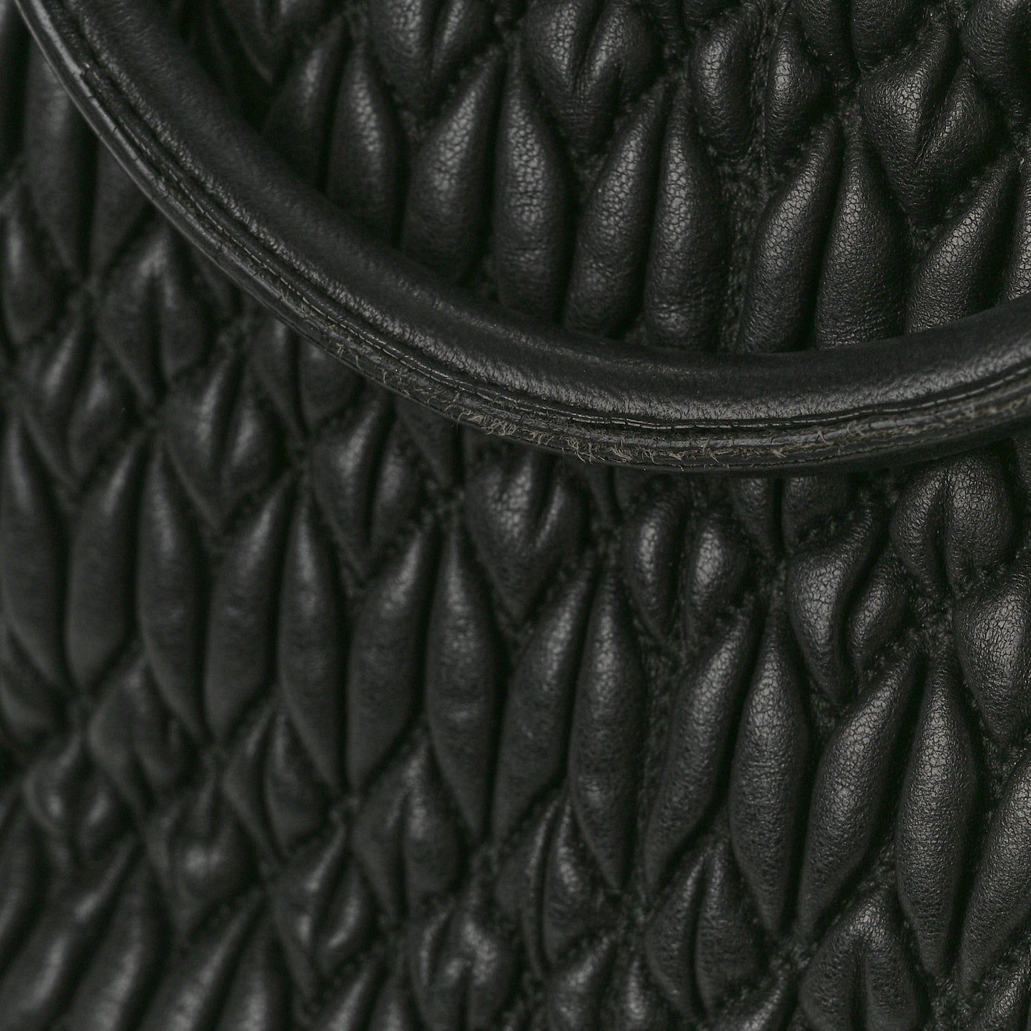 Nappa Matelasse Swarovski Crystal Tote Black
