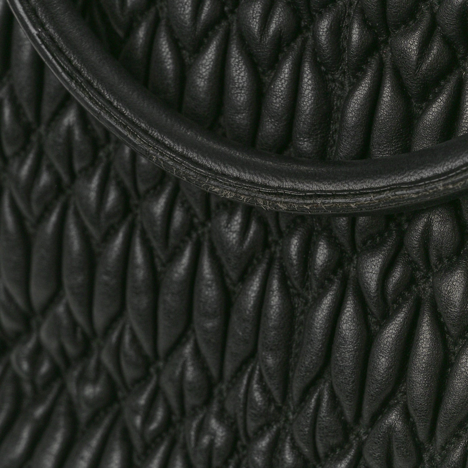 Miu Miu Nappa Matelasse Swarovski Crystal Tote Black 10 of 12