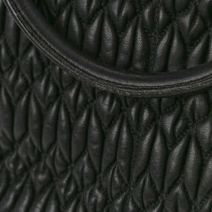 Miu Miu Nappa Matelasse Swarovski Crystal Tote Black 10 of 12
