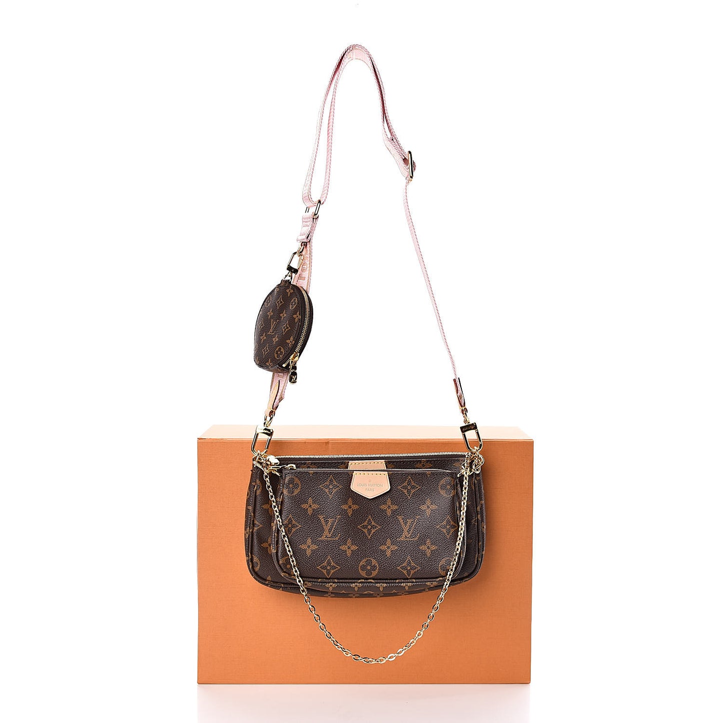 Monogram Multi Pochette Accessories Rose Clair