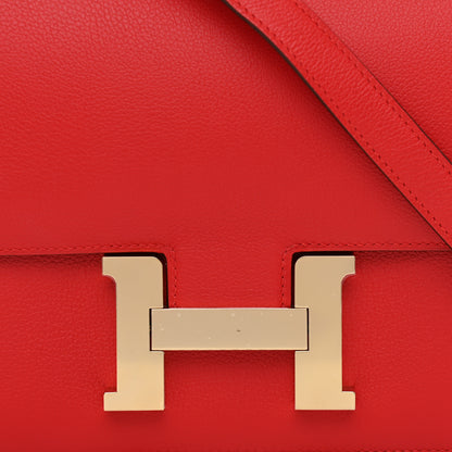 Hermes Evercolor Verso Constance 24 Rouge De Coeur Rouge Vif 8 of 10