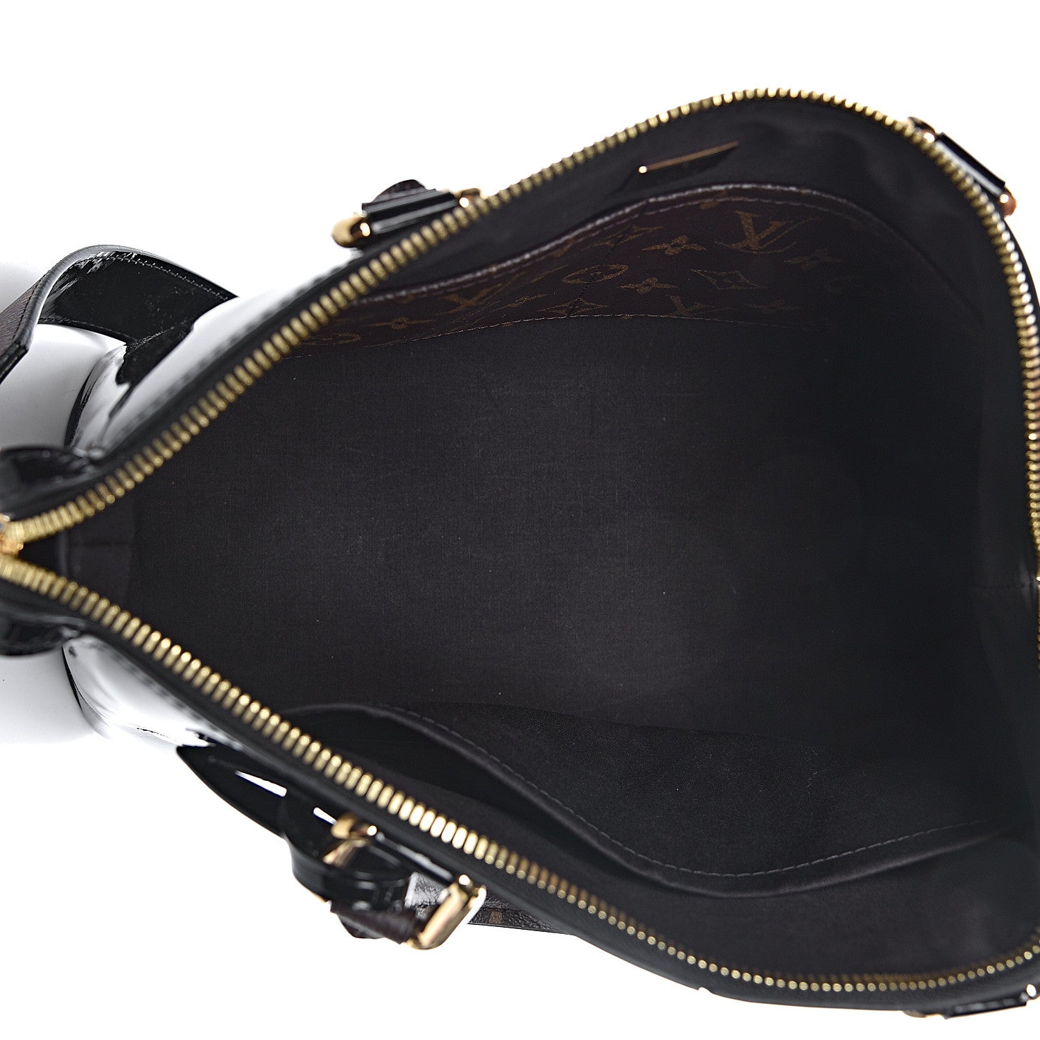 Louis Vuitton Patent Calfskin Miroir Tote Black 6 of 11