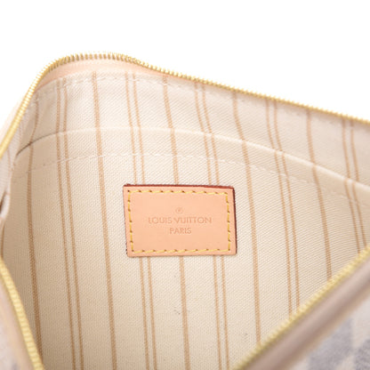 Louis Vuitton Damier Azur Neverfull MM GM Pochette 6 of 8