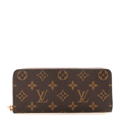 Louis Vuitton Monogram Clemence Wallet Rose Ballerine 1 of 6