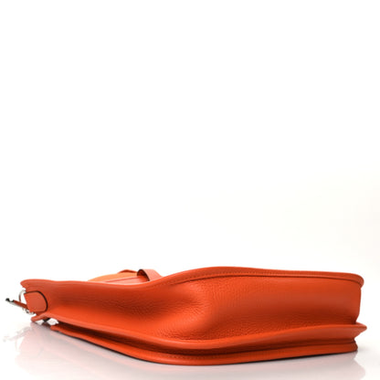 Hermes Taurillon Clemence Evelyne III PM Feu 3 of 8