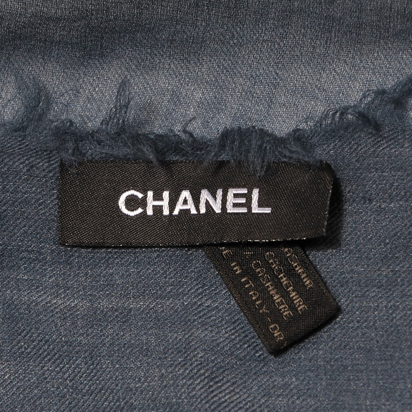 Cashmere CC Cinema Scarf Blue White