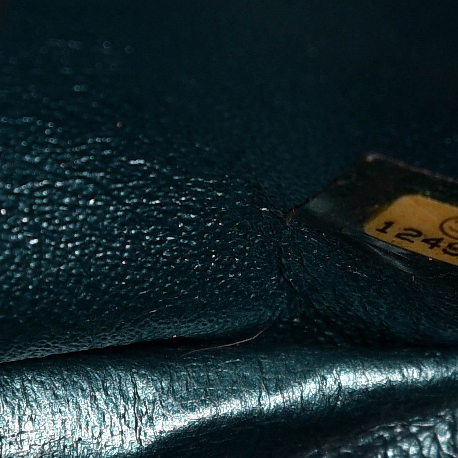 Chanel Metallic Calfskin Quilted 2.55 Reissue 226 Flap Turquoise 9 of 23
