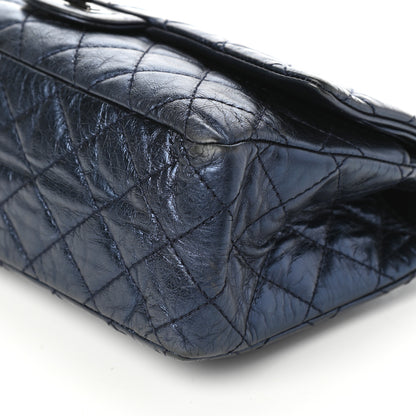 Chanel Metallic Calfskin Quilted 2.55 Reissue 226 Flap Blue 10 of 10