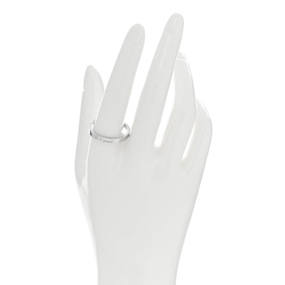 Cartier Platinum 3mm C De Cartier Wedding Band Ring 65 11.25 65 11 2 of 5