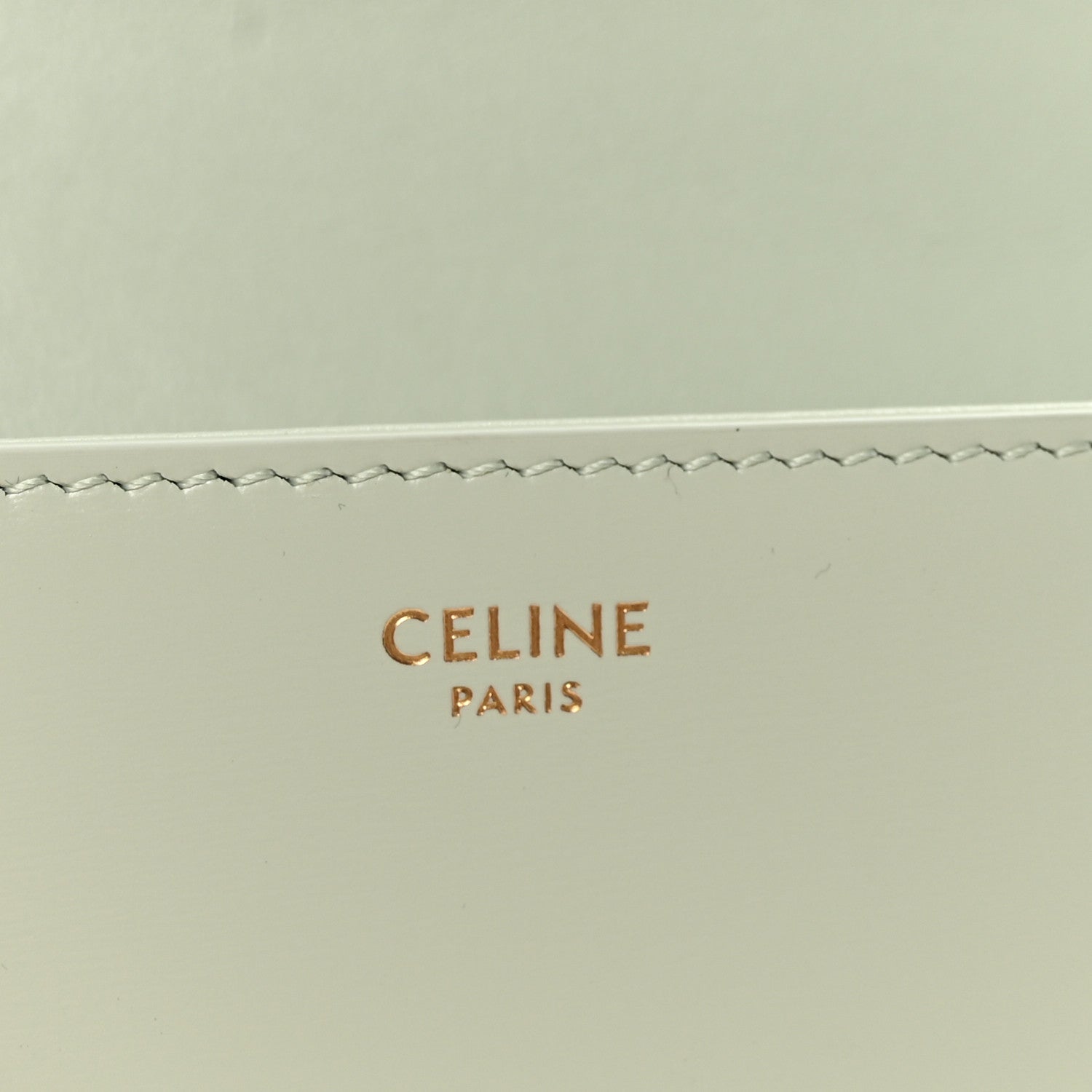 Celine Shiny Calfskin Triomphe Chain Shoulder Bag Jade 6 of 10