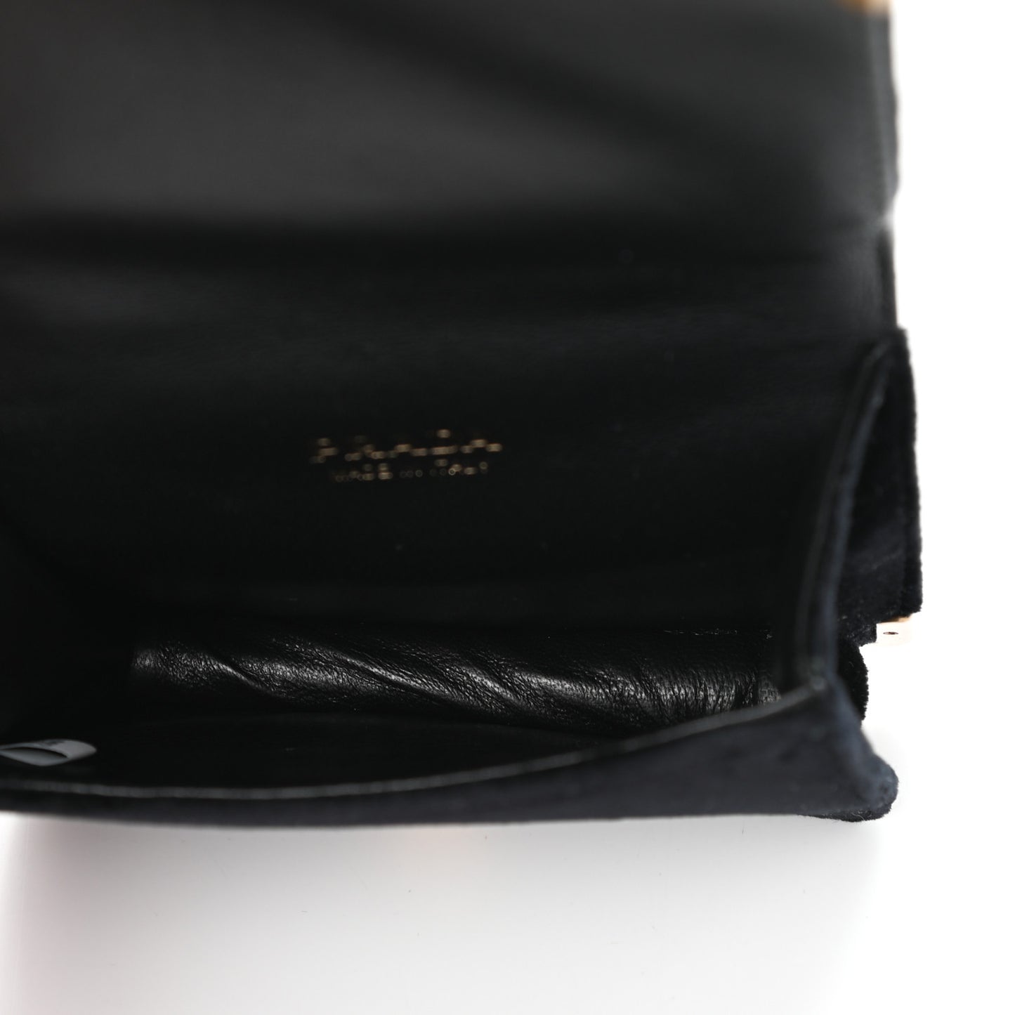 Velluto Micro Cahier Bag Black