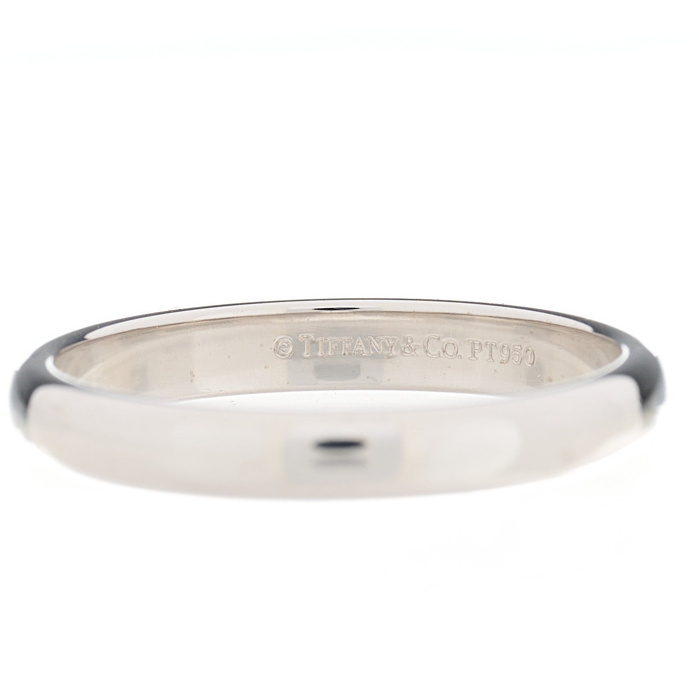 Tiffany Platinum 3mm Forever Wedding Band Ring 56 7.5 4 of 4