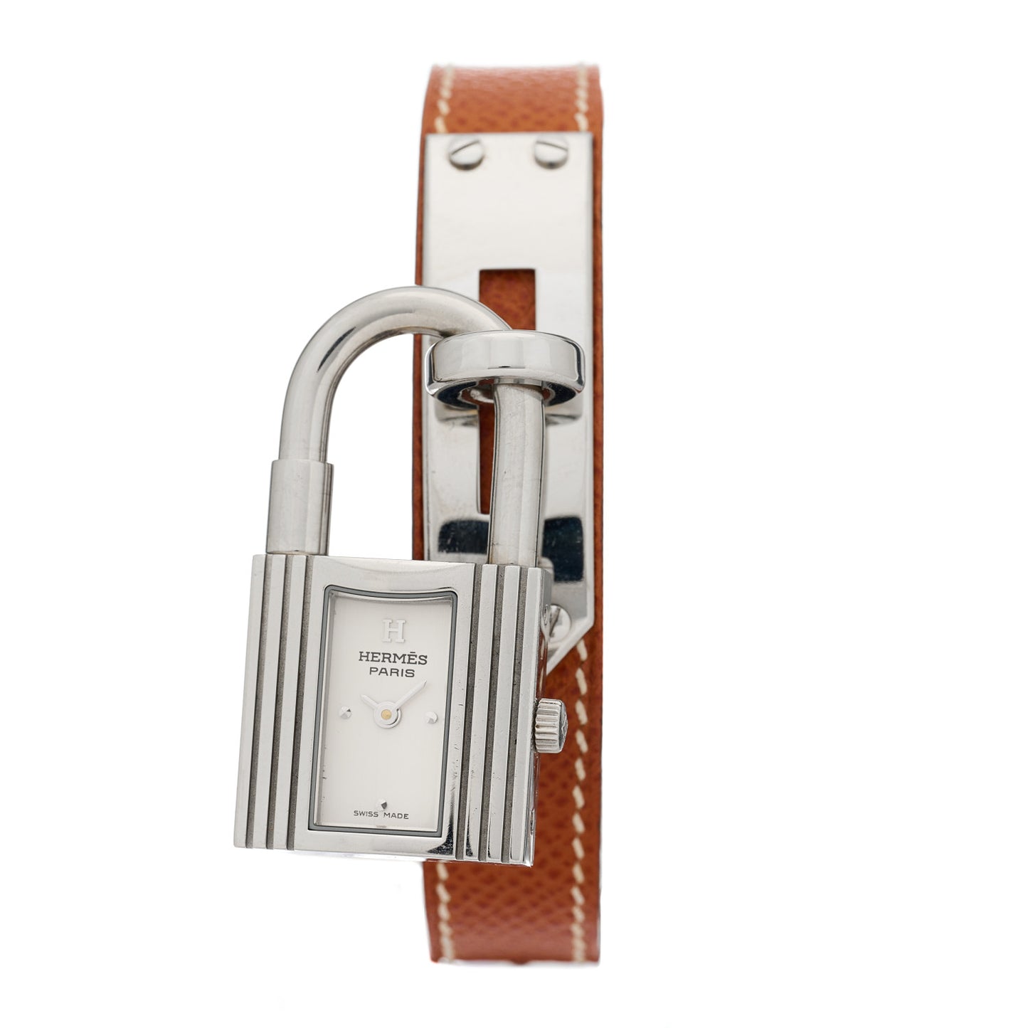 Stainless Steel Courchevel 20mm Kelly Cadena Quartz Watch Gold