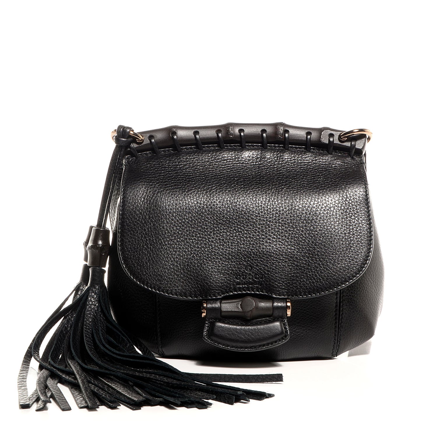 Leather Nouveau Small Shoulder Bag Black