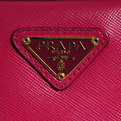 Prada Saffiano Lux Mini Crossbody Peonia 8 of 10