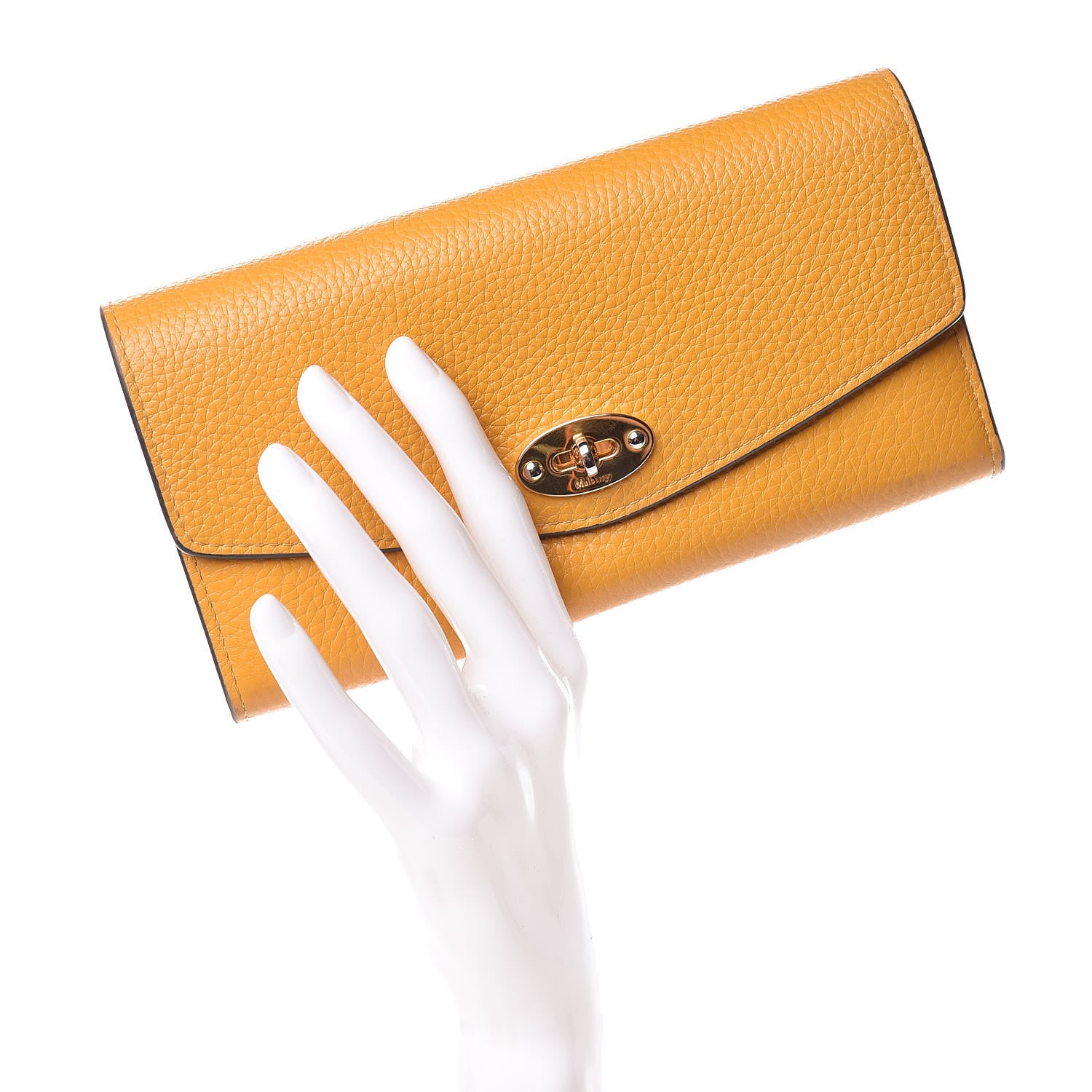 Mulberry Small Classic Grain Darley Wallet Deep Amber 2 of 8