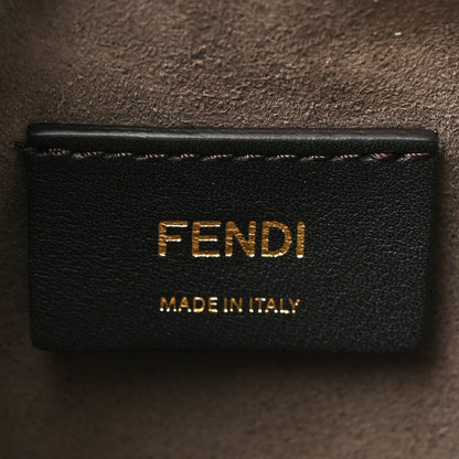 Fendi Vitello Liberty F is Fendi Bi-Color FF 1974 Embossed Mini Mon Tresor Bucket Bag Camelia Mandorlo 6 of 13