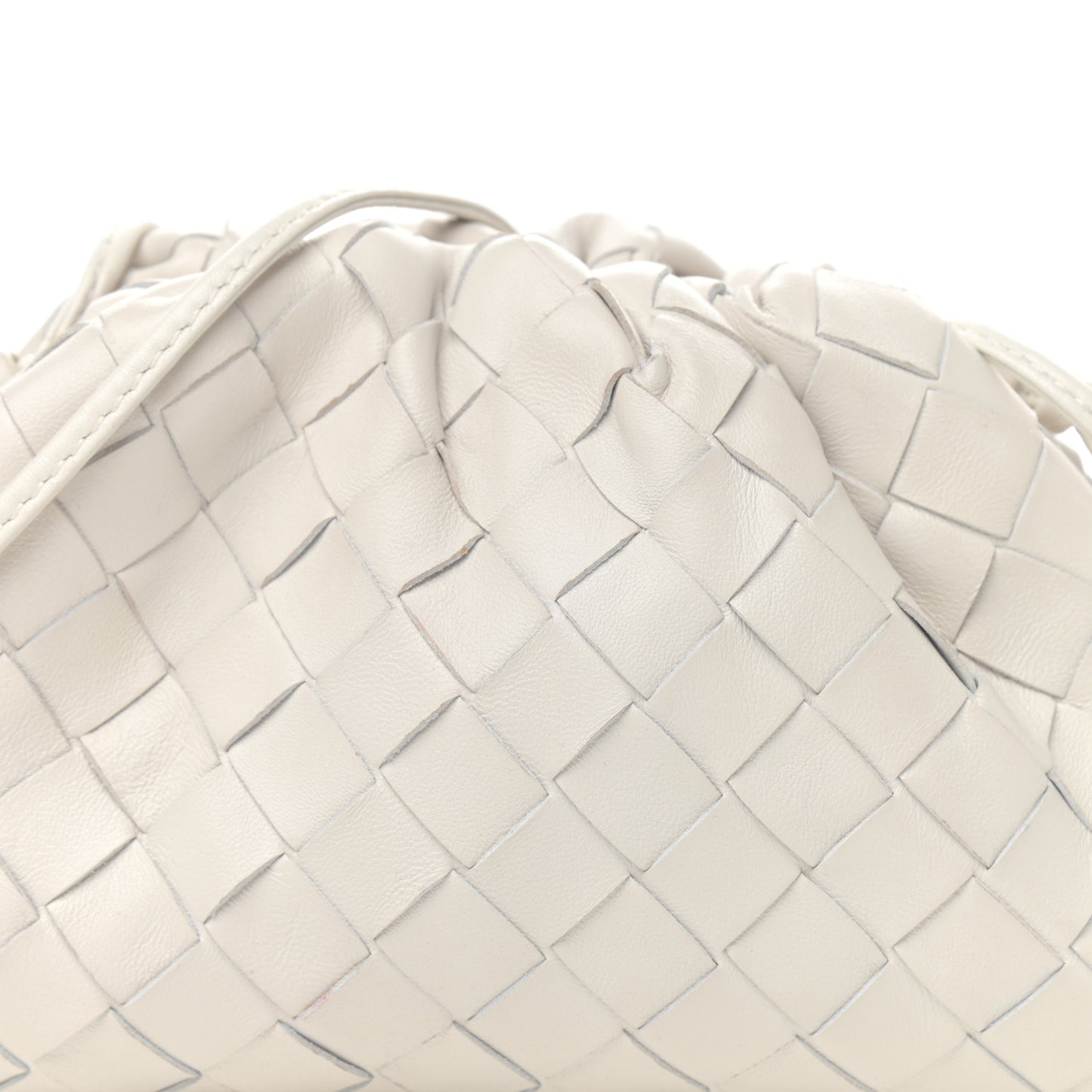 Nappa Intrecciato The Mini Pouch Chalk