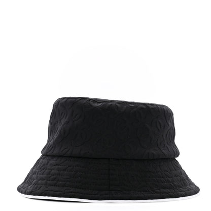 Chanel Mixed Fibers CC Bucket Hat M Black White 4 of 8