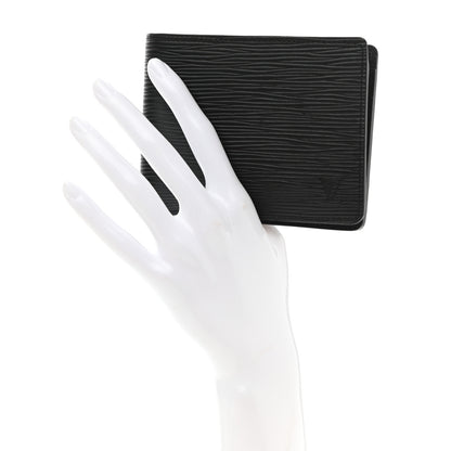 Louis Vuitton Epi Multiple Wallet Black 2 of 7