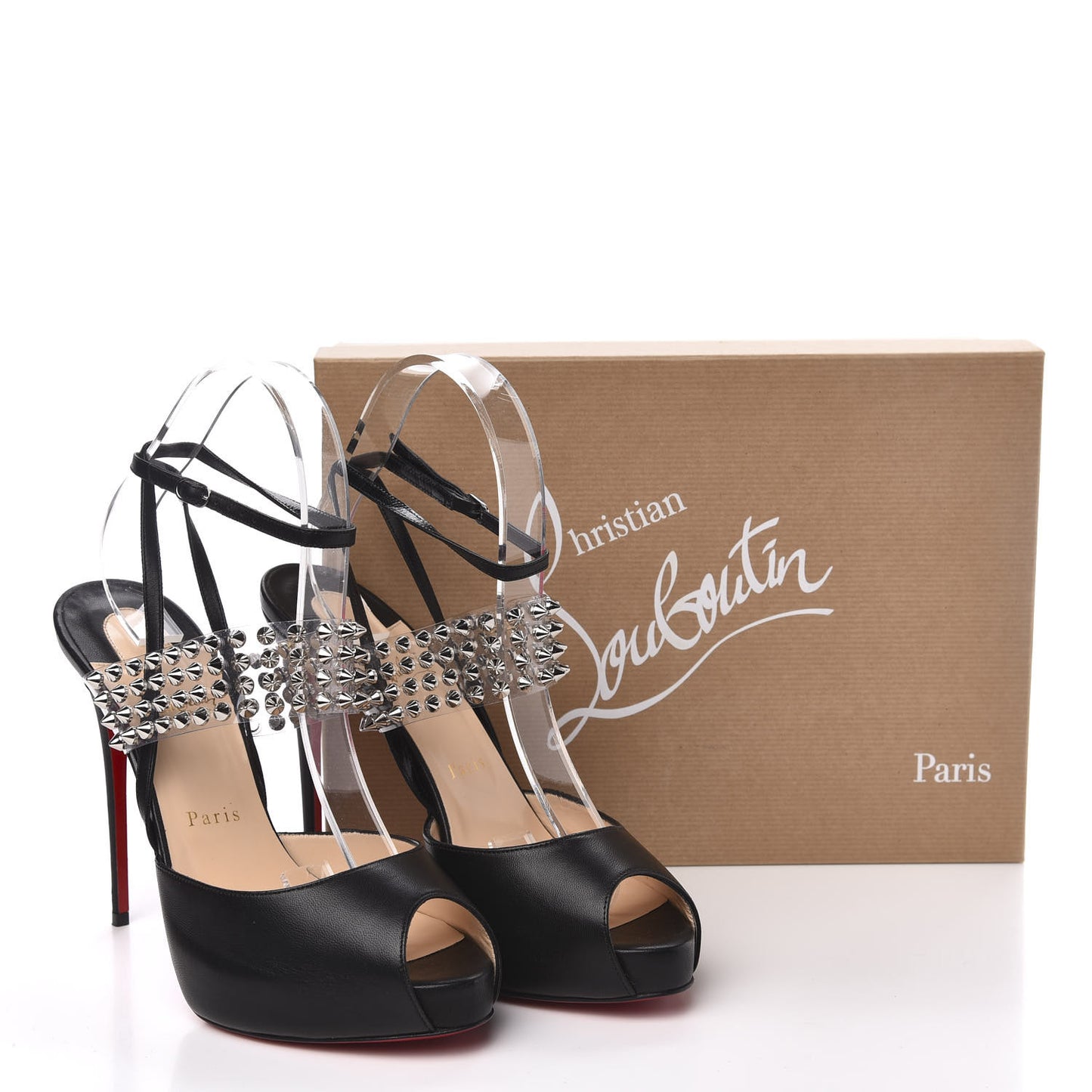 Nappa PVC Levitagirl 120 Sandals 39 Black