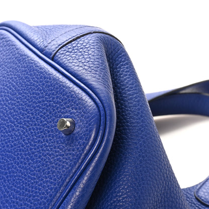 Hermes Taurillon Clemence Picotin Lock 22 MM Bleu Electrique 10 of 12