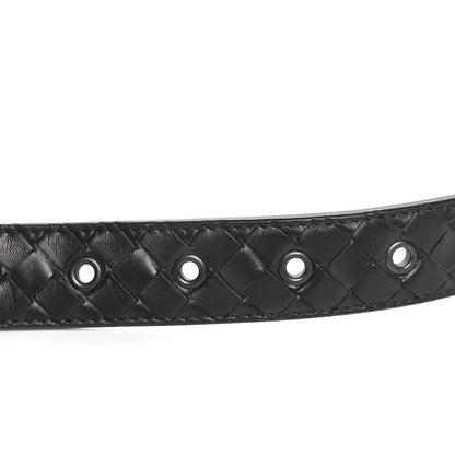 Bottega Veneta Nappa Intrecciato Belt 80 32 Black 5 of 5