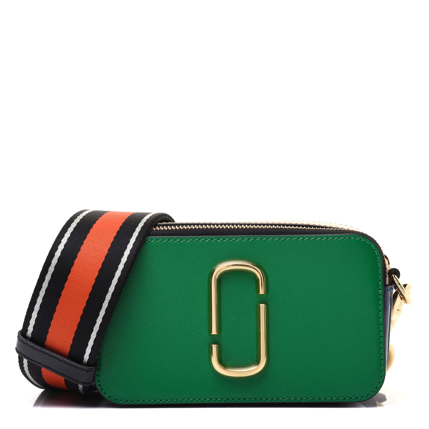 Saffiano Small Snapshot Camera Bag Green Multicolor