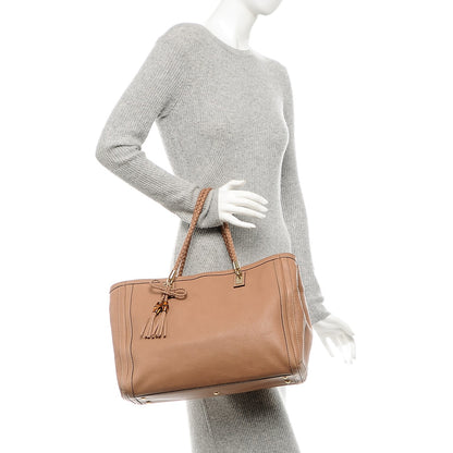 Gucci Pebbled Calfskin Medium Bella Tote Winter Rose 2 of 8