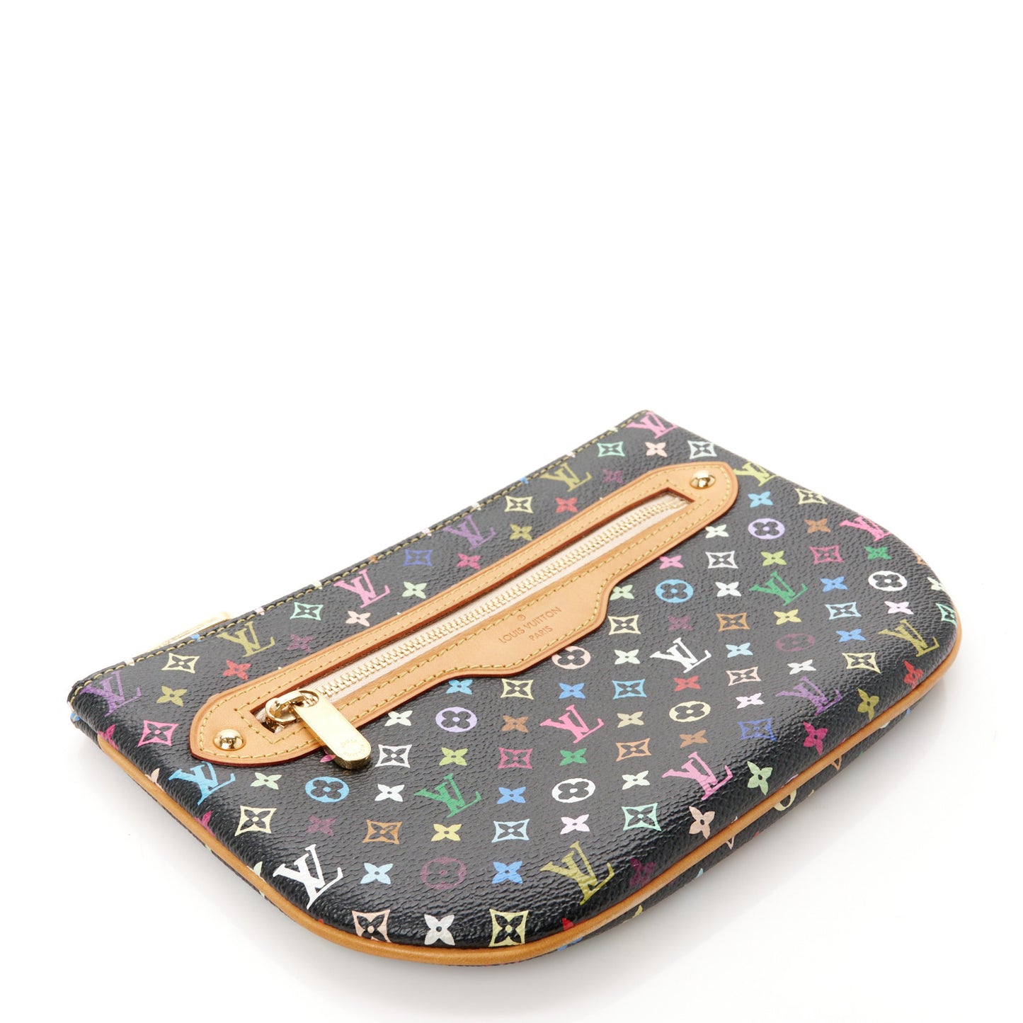 Monogram Multicolor Pochette Plate GM Black