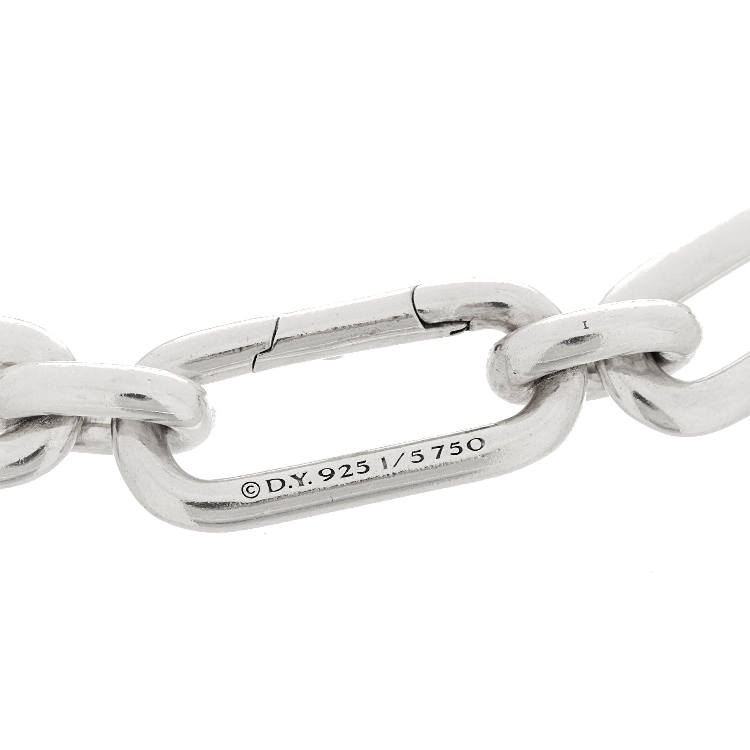 David Yurman Sterling Silver 18K Yellow Gold Lexington Chain Bracelet 4 of 4