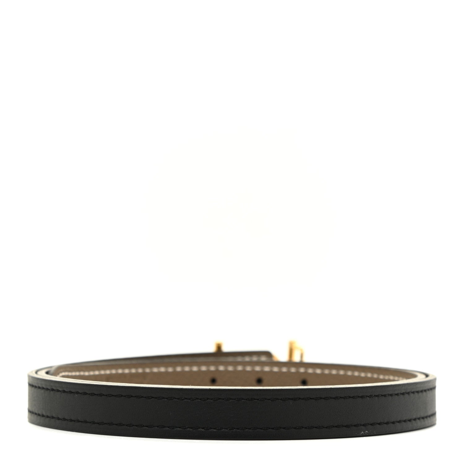 Hermes Swift Epsom 13mm Ancre Belt 70 Black Etoupe 2 of 9