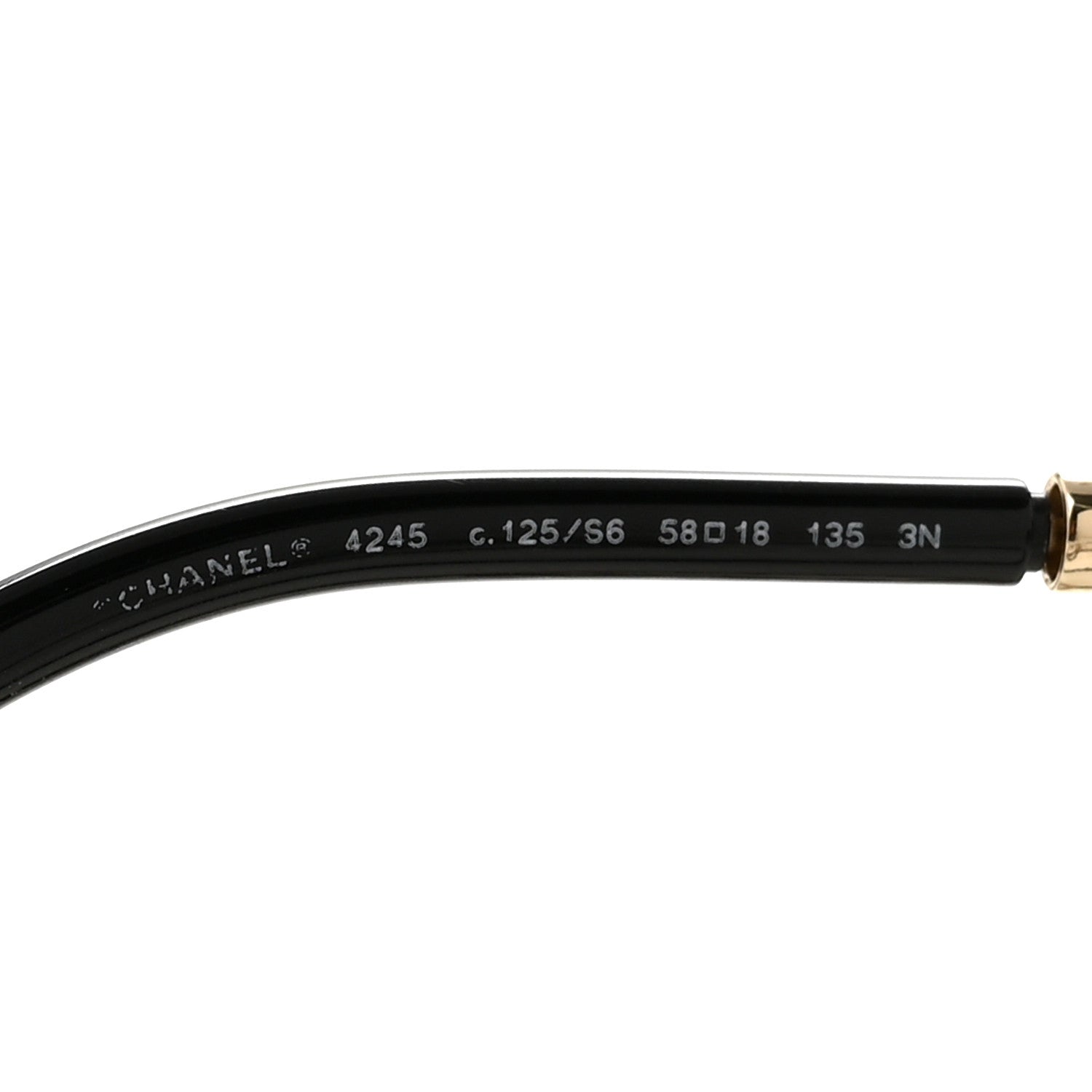 Chanel Round Chain Sunglasses 4245 Gold 5 of 7