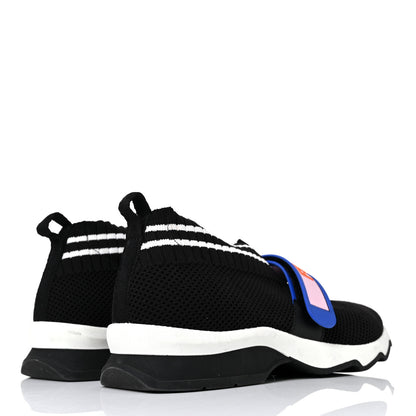 Fendi Stretch Yarn Stiff Band Rockoko Sneakers 36.5 Black 4 of 7