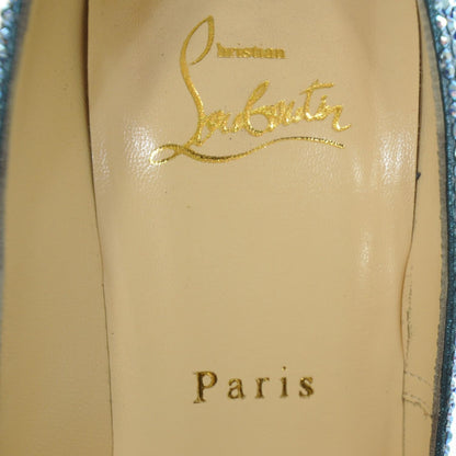Christian Louboutin Strass Lady Peep 150 Pumps 38 Sapphire 7 of 7