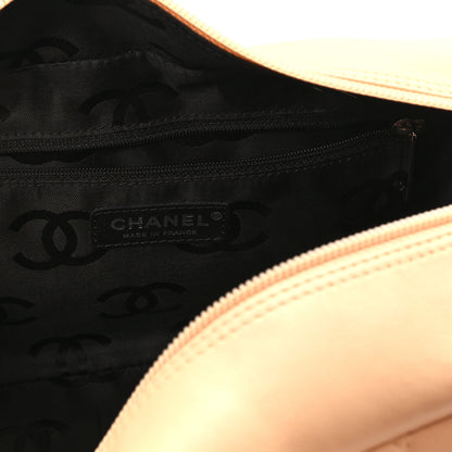 Chanel Calfskin Quilted Large Cambon Bowler Beige Black 6 of 11