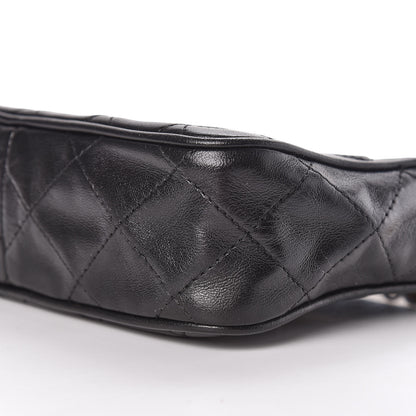 Chanel Lambskin Quilted Tassel Camera Case Pouch Black 12 of 14