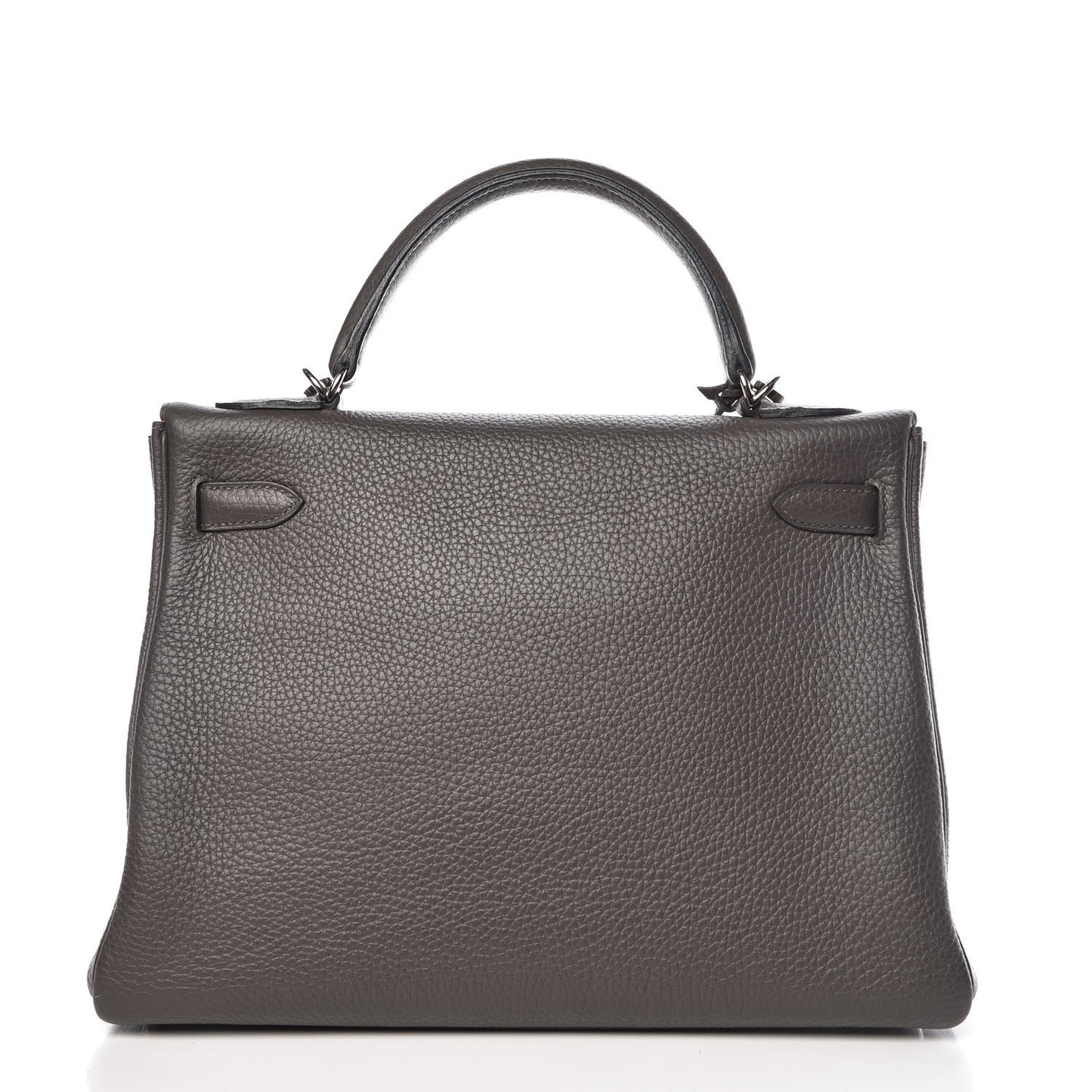 Taurillon Clemence Horseshoe Kelly Retourne 32 Graphite Tosca