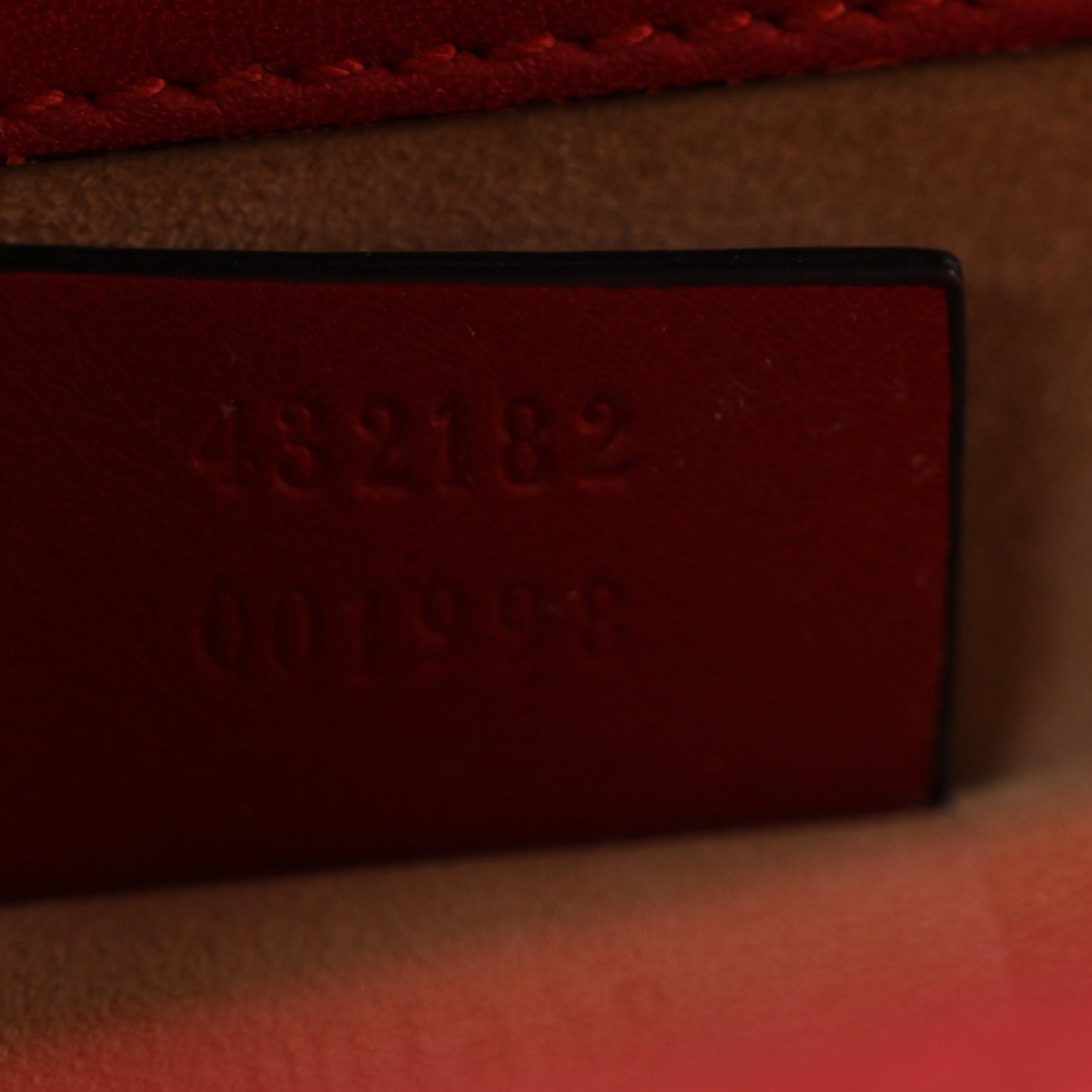 Calfskin Studded Small Padlock Shoulder Bag Hibiscus Red