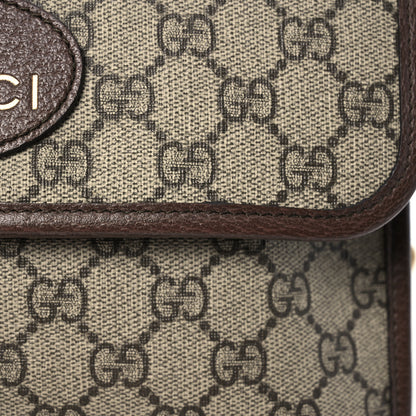 Gucci GG Supreme Monogram Neo Vintage Web Belt Bag Brown 8 of 12