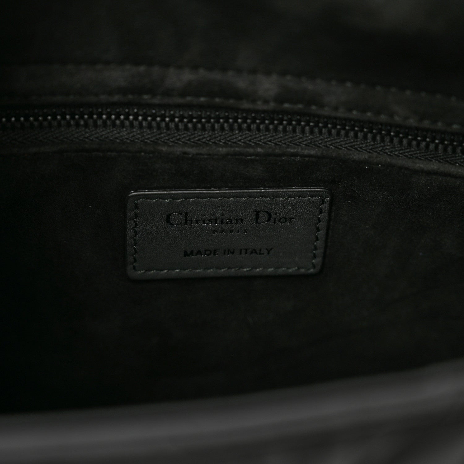 Christian Dior Ultra Matte Calfskin Cannage Medium Lady Dior Black 7 of 9