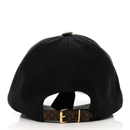 Louis Vuitton Monogram Cotton Jacquard Embroidered LV Day Cap M Black 5 of 9
