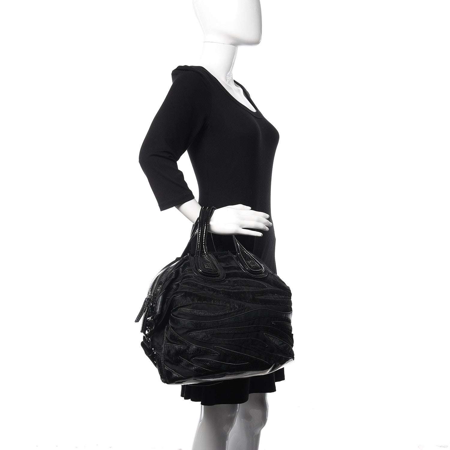 Givenchy Calf Hair Medium Nightingale Black 2 of 12