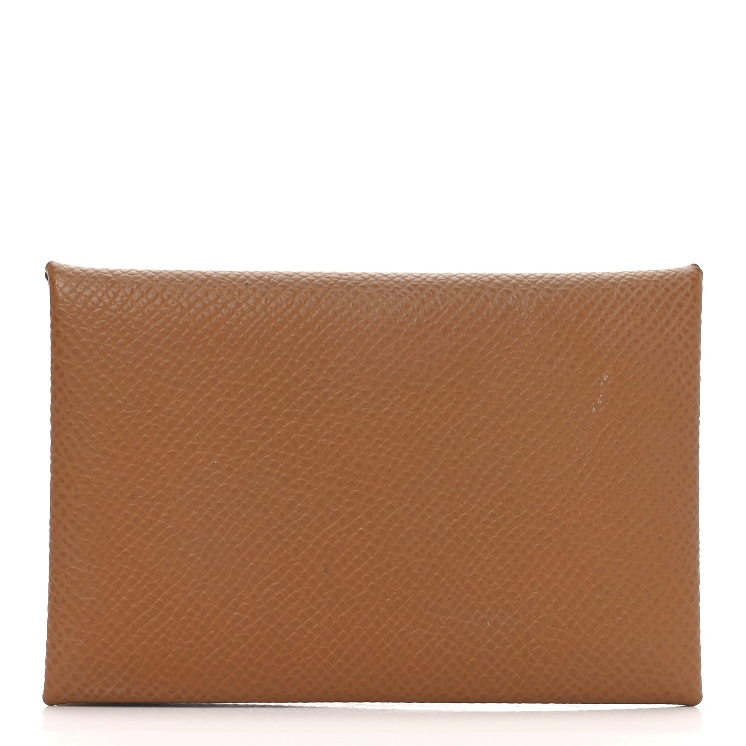 Hermes Epsom Calvi Card Case Gold 1 of 8