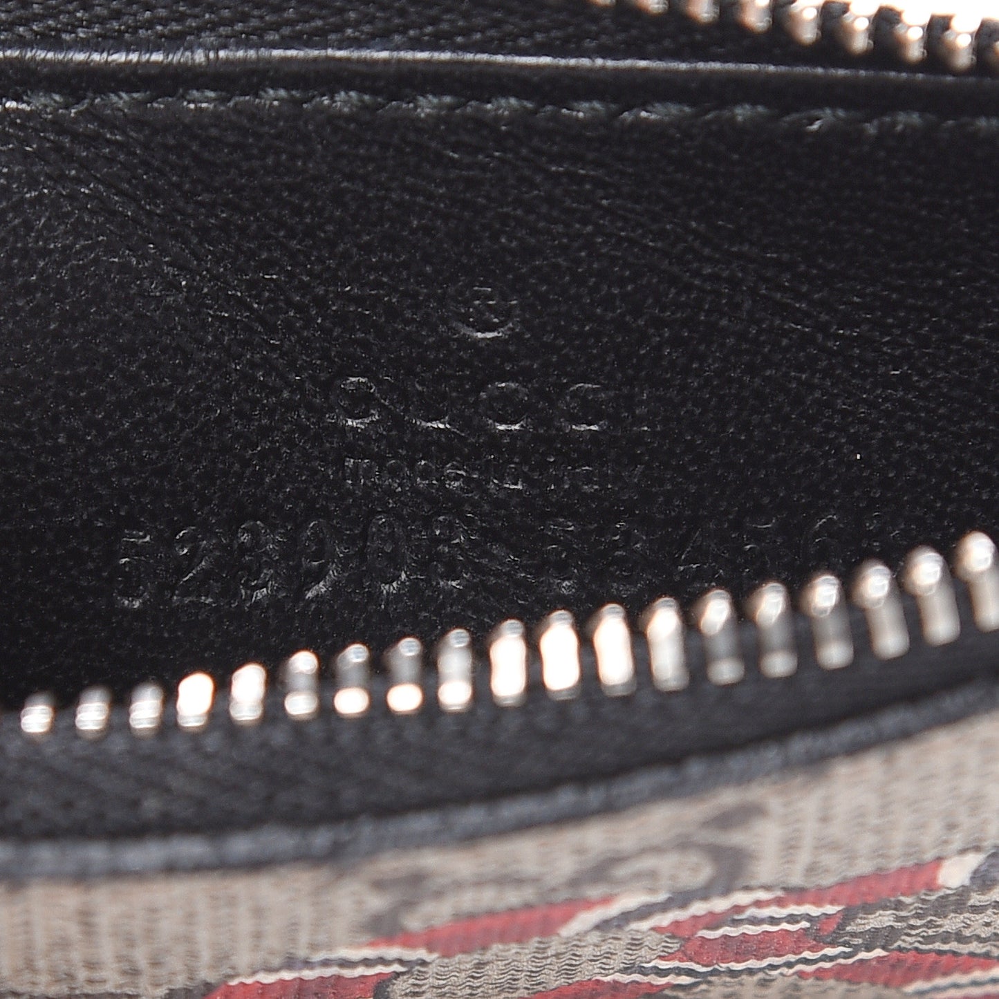 GG Supreme Monogram Kingsnake Lanyard Coin Case Card Holder