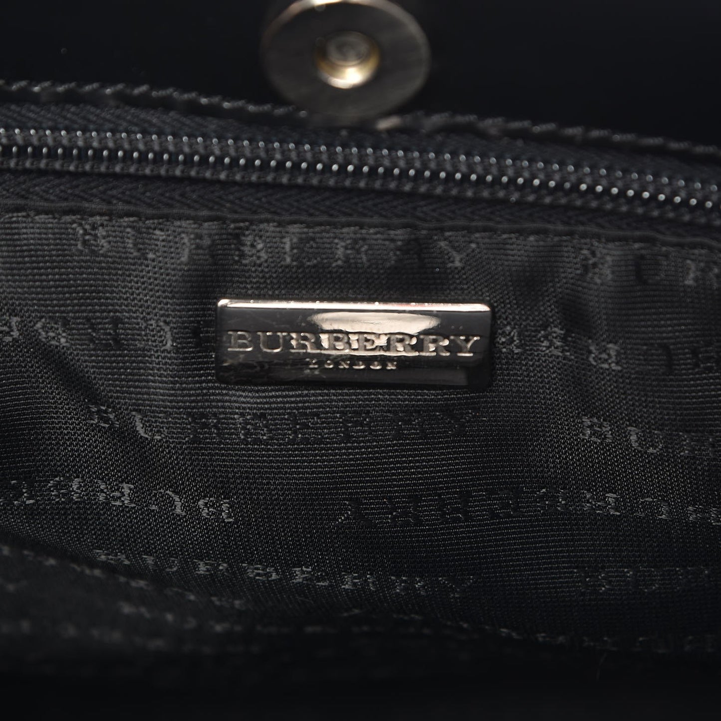 House Check Medium Tote Black